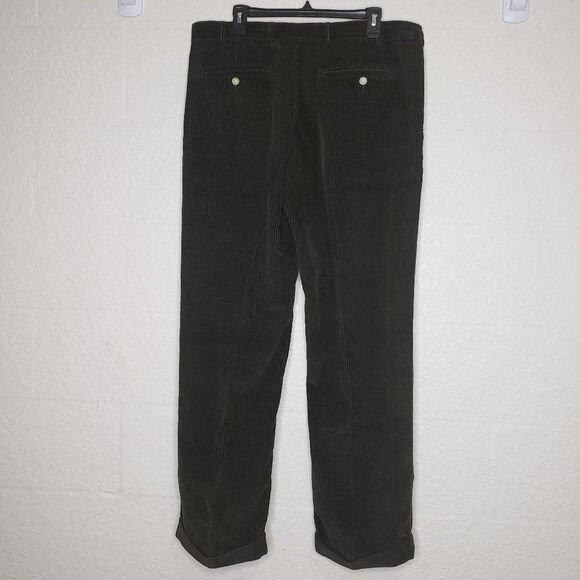 Nautica Green/Brown Rigger Corduroy Pant Size 38 X 32 - Picture 10 of 16